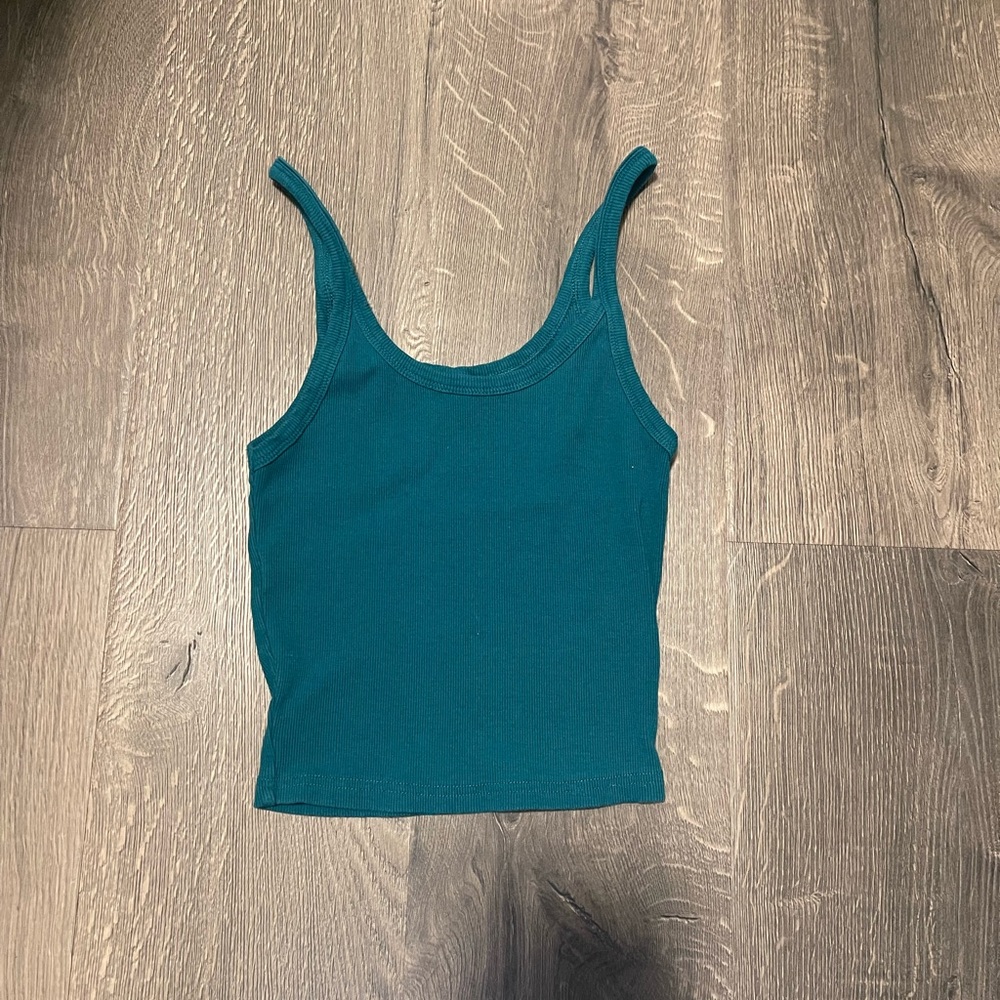 Amazon Green Cute and Cozy Crop Top XS